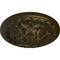 Ekena Millwork Acanthus Ceiling Medallion, Hand-Painted Green Gold, 11 3/8"OD x 2"P CM11ACGGS - alternate 2